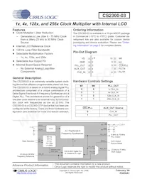 CS230003-CZZR數據表 封面