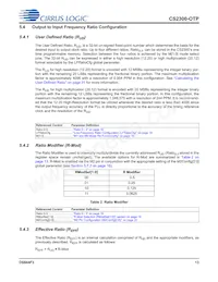 CS2300P-DZZ Datasheet Page 13