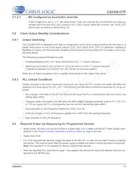 CS2300P-DZZ Datasheet Page 17