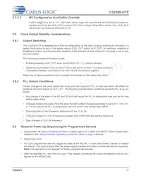 CS2300P-DZZ Datasheet Pagina 17