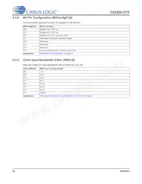 CS2300P-DZZ Datasheet Page 20