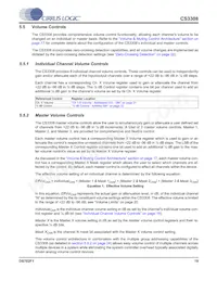 CS3308-CQZR Datasheet Page 19