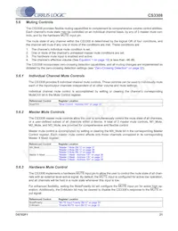 CS3308-CQZR Datasheet Page 21