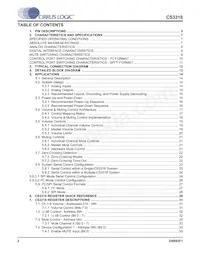 CS3318-CQZR Datenblatt Seite 2