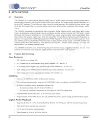 CS44600-CQZR Datenblatt Seite 22