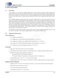 CS44800-CQZ/B Datasheet Pagina 23
