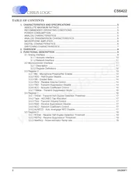 CS6422-CSZR數據表 頁面 2