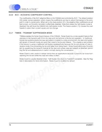 CS6422-CSZR Datasheet Page 16