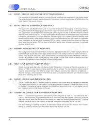 CS6422-CSZR Datasheet Page 20