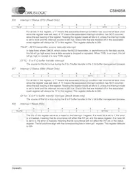 CS8405A-CZZ Datasheet Pagina 21