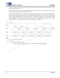 CS8406-DSZR Datasheet Page 14