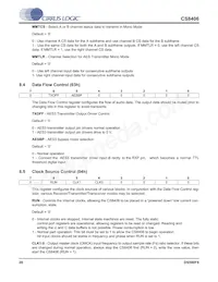 CS8406-DSZR Datasheet Page 20