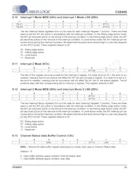 CS8406-DSZR Datasheet Page 23