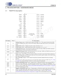 CS8416-DNZR Datasheet Page 16