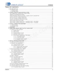CS8422-CNZR Datenblatt Seite 3