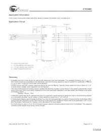 CY2280PVXC-11ST Datasheet Page 9