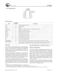 CY2292F Datenblatt Seite 2