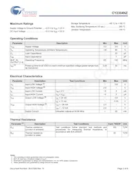 CY2304NZZI-1T Datasheet Page 2