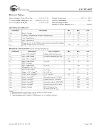 CY2313ANZSC-1 Datasheet Page 3