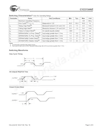 CY2313ANZSC-1 Datasheet Page 4