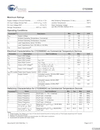 CY23S08SXI-4T Datasheet Page 4