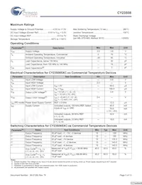 CY23S08ZXC-1HT Datasheet Page 5