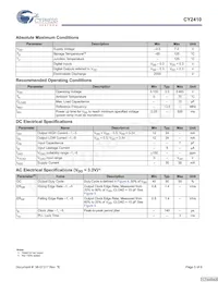 CY2410SXC-5T Datasheet Page 5