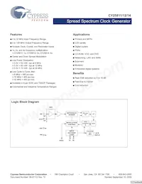 CY25811ZXCT Datasheet Copertura