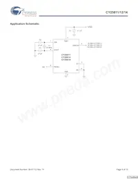 CY25811ZXCT數據表 頁面 9