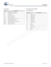 CY25819SXCT Datasheet Pagina 11