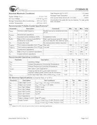 CY26049ZXI-36T Datasheet Pagina 4