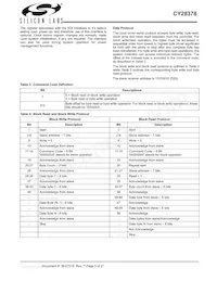 CY28378OXCT Datasheet Page 5