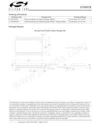 CY28378OXCT Datasheet Page 21