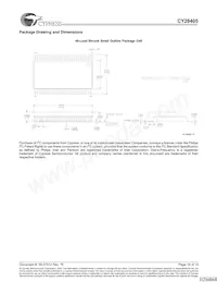 CY28405OXCT Datasheet Page 18