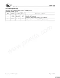 CY28405OXCT Datasheet Page 19