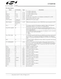 CY284108ZXCT Datasheet Page 2