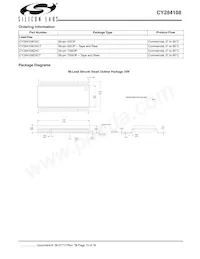 CY284108ZXCT Datasheet Page 15