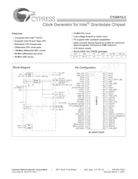 CY28410OXC-2T Datenblatt Cover
