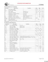 CY28442ZXCT Datasheet Page 16