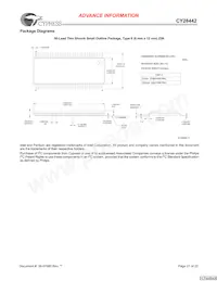 CY28442ZXCT Datasheet Page 21