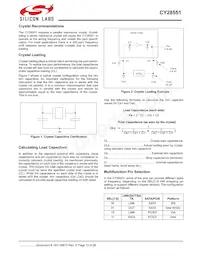 CY28551LFXCT Datasheet Page 13