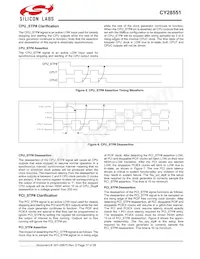 CY28551LFXCT Datasheet Page 17