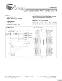 CY28RS480ZXCT Datasheet Copertura