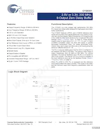 CY29351AXIT Datasheet Cover