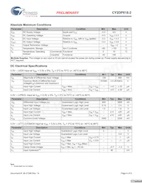 CY2DP818ZXI-2 Datasheet Page 4