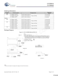 CY7B9910-7SXCT Datasheet Page 9