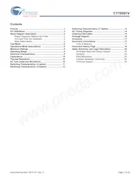 CY7B991V-2JCT Datasheet Page 2