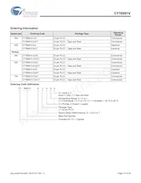 CY7B991V-2JCT Datasheet Page 15
