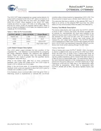 CY7B9940V-5AXIT Datasheet Page 4