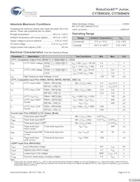 CY7B9940V-5AXIT Datasheet Page 6